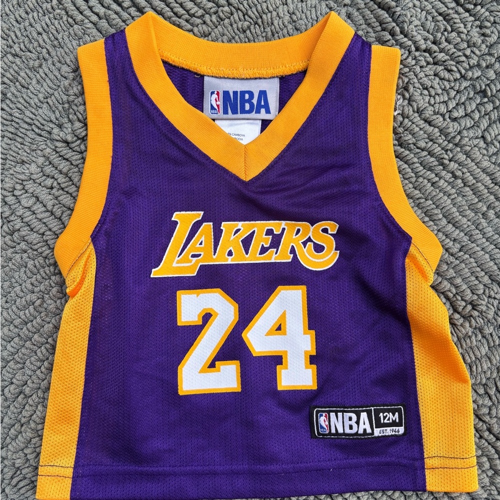 NBA Kids Lakers Purple and Gold Jersey